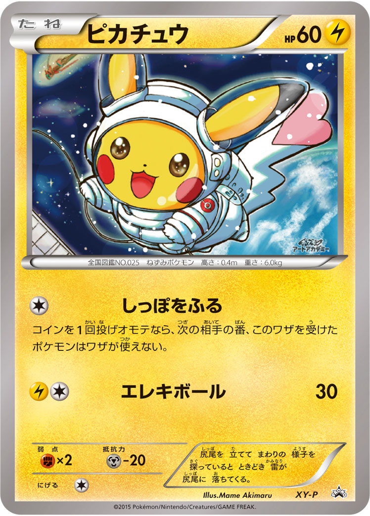 ピカチュウ(MameAkimaru)【-】[PROMO] {XY-P}